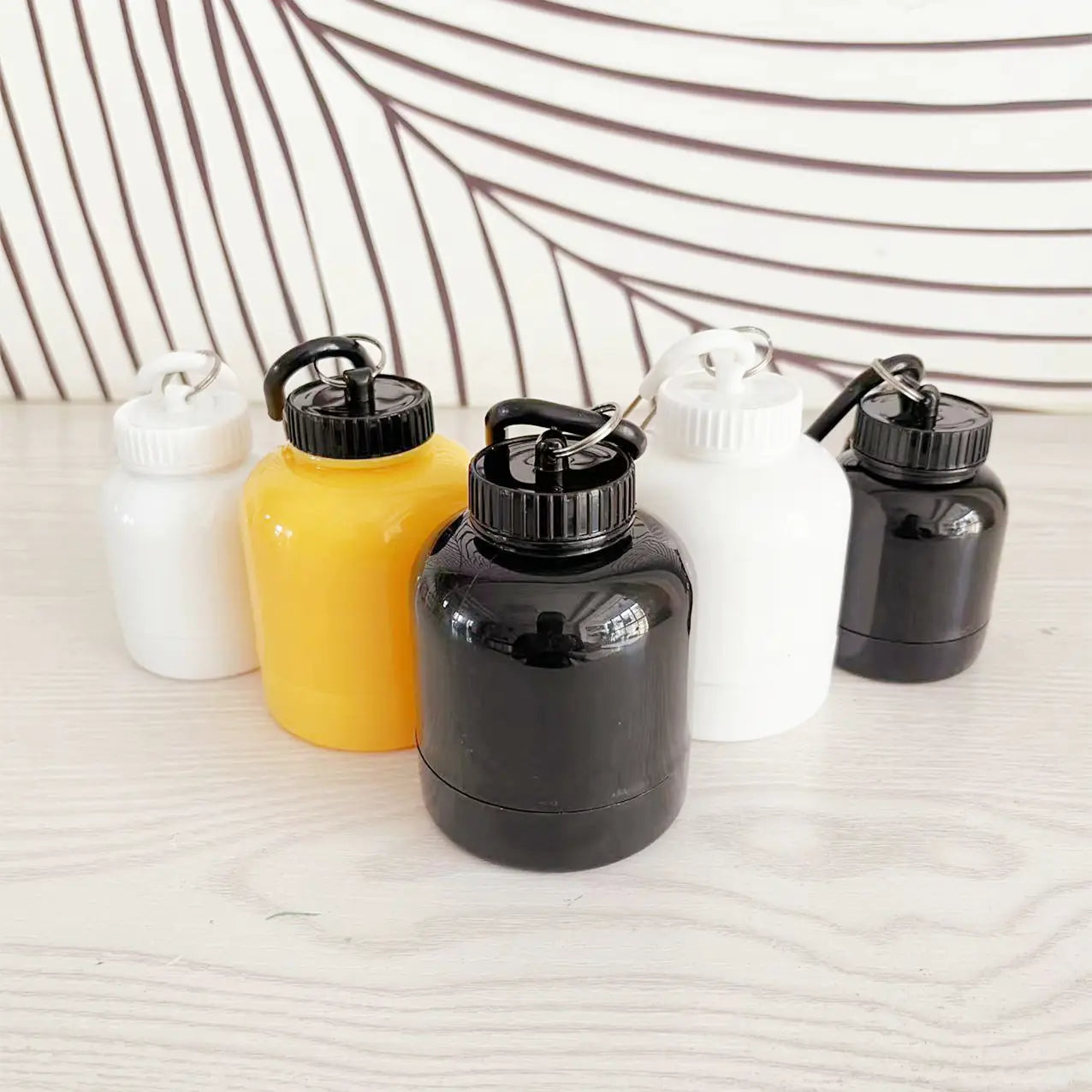 Portable Protein Powder Keychain Funnel